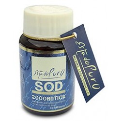Ingredientes activos/Cápsula: 
Polbax® (Extracto seco de Polen rico en Superóxido dismutasa) 200 mg
(equivalente a 1000 unida