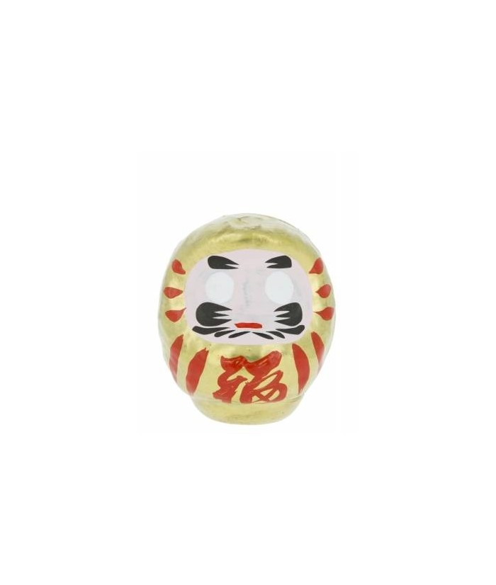 Daruma es el monje que llevó el budismo a China y también tiene muchas caras. Esta es una de sus caras mas populares: en Japón 