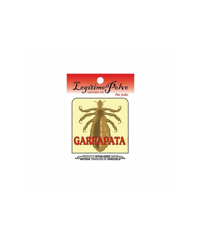 Los polvos de garrapata poseen la virtud de agarrarse tal y como lo hacen las garrapatas, es decir, que conseguiremos agarrar