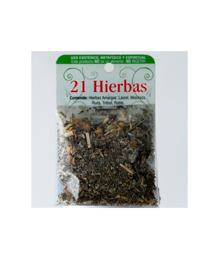 Contenido: Hierbas Amargas: Laurel, Mejorada, Ruda, Trébol y roble.

Utilización: Para hacer rituales de limpieza.


Hacer