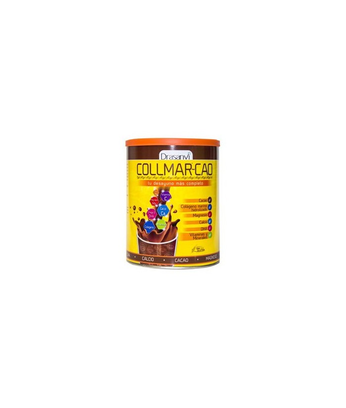 DESCRIPCIÓN DEL PRODUCTO
Collmar Cao Collmar® Cao es un complemento alimenticio a base de Cacao desgrasado de procedencia ecol