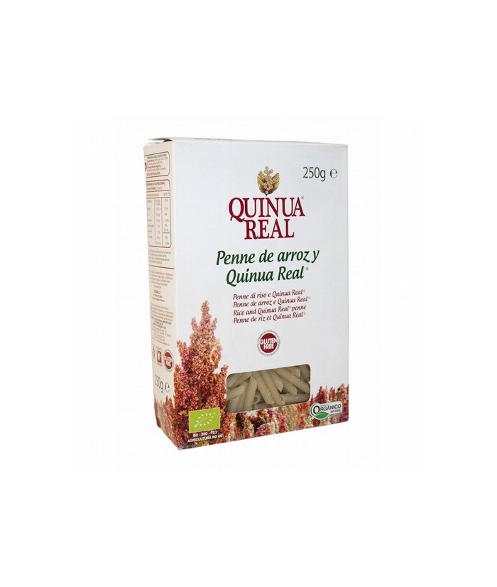 DESCRIPCIÓN DEL PRODUCTO
Los penne de arroz y Quinua Real son los únicos del mercado que están elaborados con un 25% de quinua
