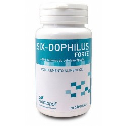 Six-Dophilus Forte
Ref: D 2115
Equilibrio de la flora intestinal.

Lactobacillus Rhamnosus, Lactobacillus Acidophilus, Lact