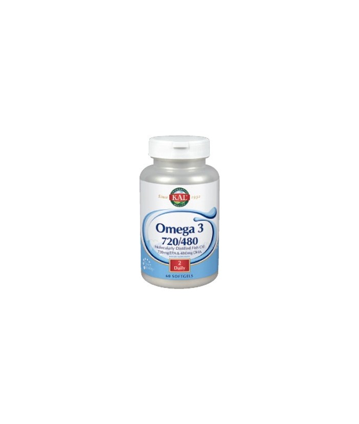 Omega 3 720/480REF. 83684
Omega 3 720/480 - 60 perlas

Descripción
Los productos a base de aceite de pescado de KAL® Fish p