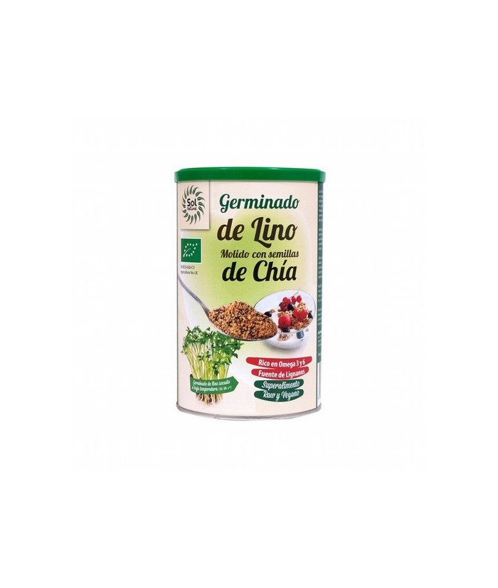 Ingredientes:
*Lino Germinado Molido (80%), *Semillas de Chía (20%).

* Ingredientes de la agricultura ecológica

 

 
