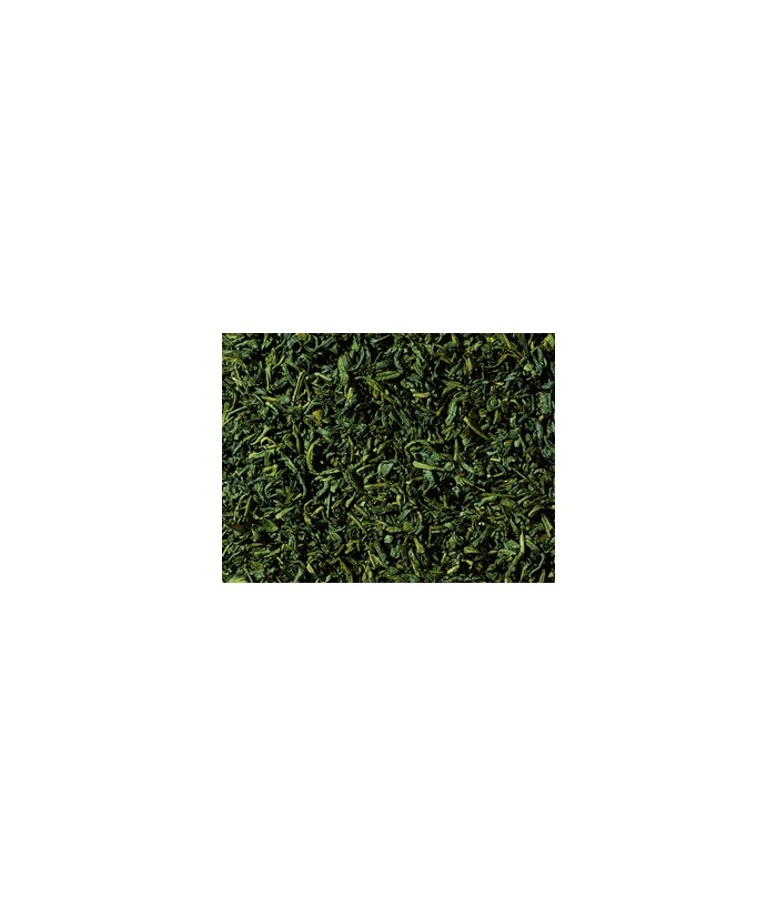 Té verde*, *de cultivos orgánicos controlados
Chun Mee significa "ceja valiosa", ya que la hoja recuerda a la forma de las cej
