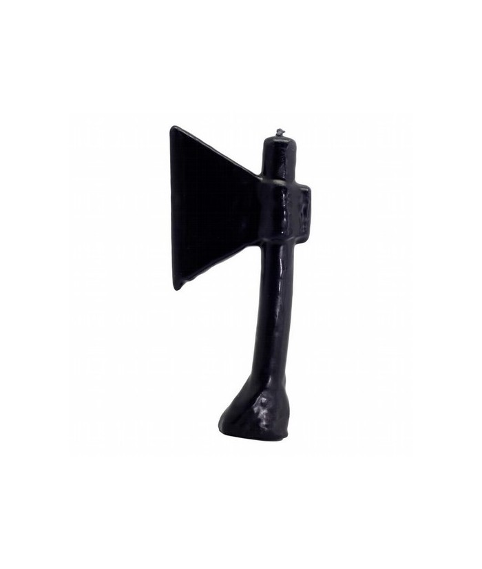 Vela Forma Hacha 19cm (Negro)