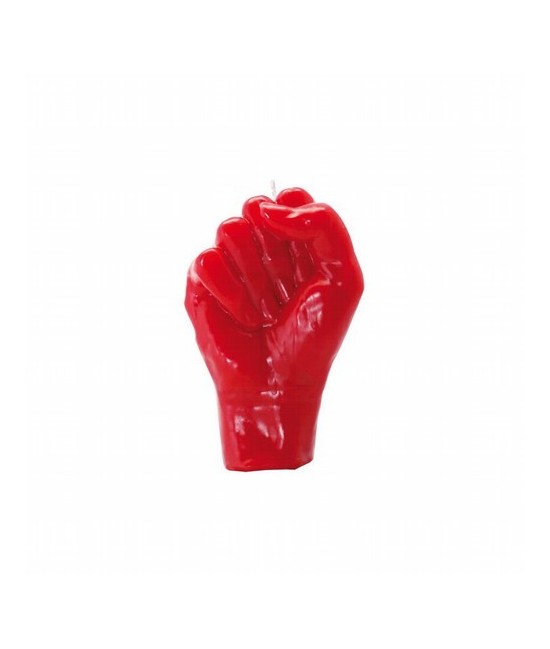 VELA PUÑO 14 CM. ROJO
