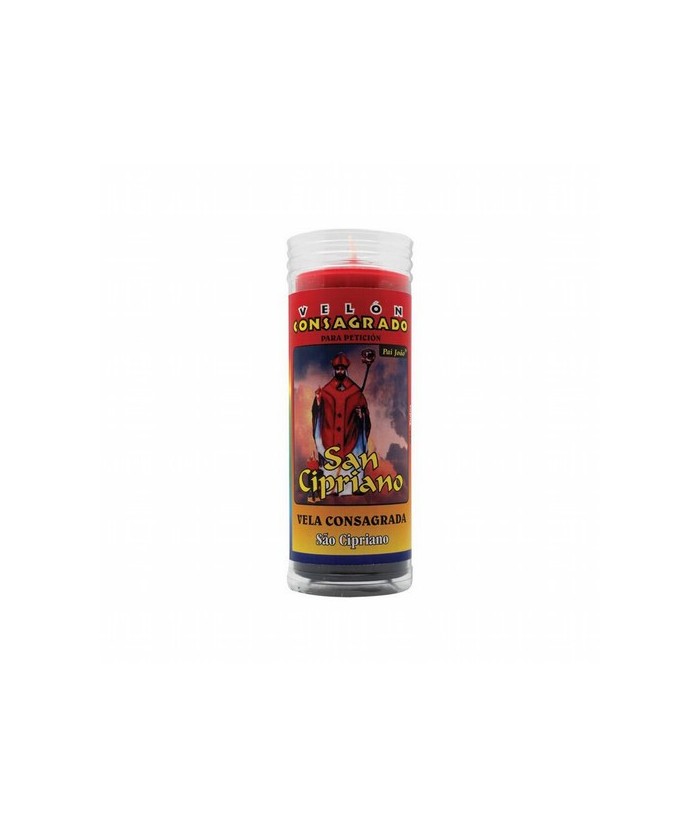  
Velon San Cipriano, consagrado y ritualizado para eliminar todo tipo de magias negras, brujerias, hechizos , maldades y nega