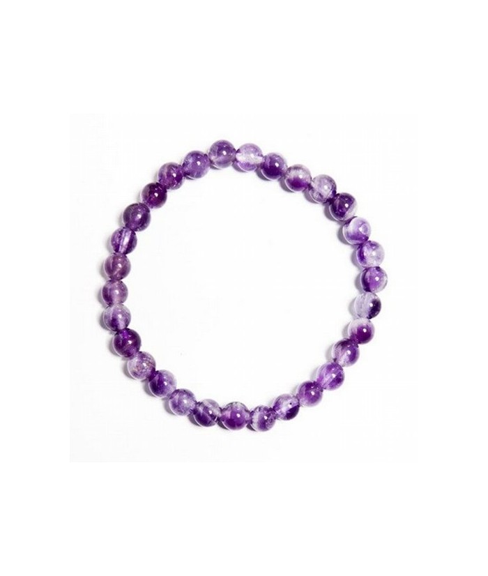 Pulsera Bola 6mm Amatista.