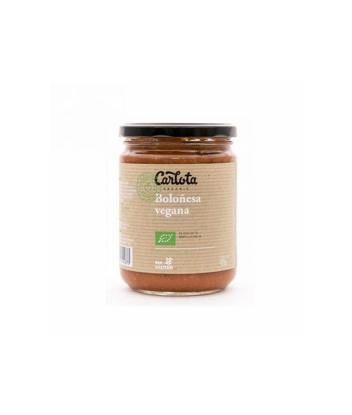 BOLOÑESA VEGANA BIO 425 G CARLOTA ORGANIC
 

Descripción:
Salsa boloñesa vegana con soja texturizada. Cocinada con aceite d