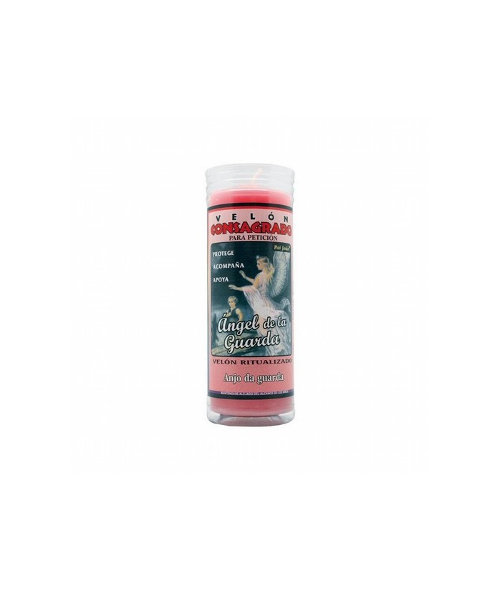 VELON CONSAGRADO Angel de la Guarda 14 x 5.5 cm (Rosa) (Incluye Ritual)
VCANR
Los Ángeles de la Guarda cuidan nuestro cuerpo 