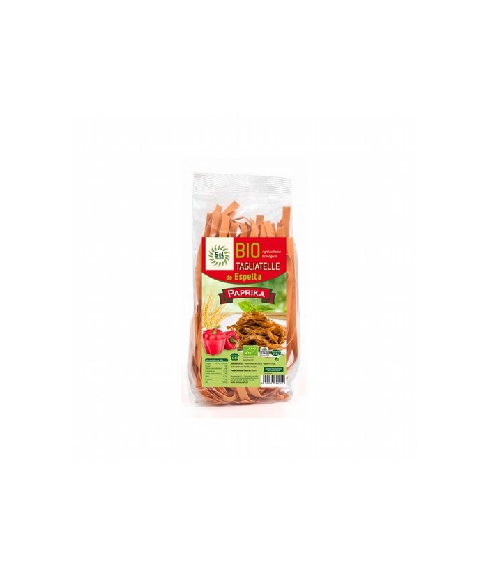 TAGLIATELLE DE ESPELTA CON PAPRIKA BIO 250 G SOL NATURAL
 

Ingredientes:
*Harina Integral de ESPELTA, *Paprika 4%, Agua.

