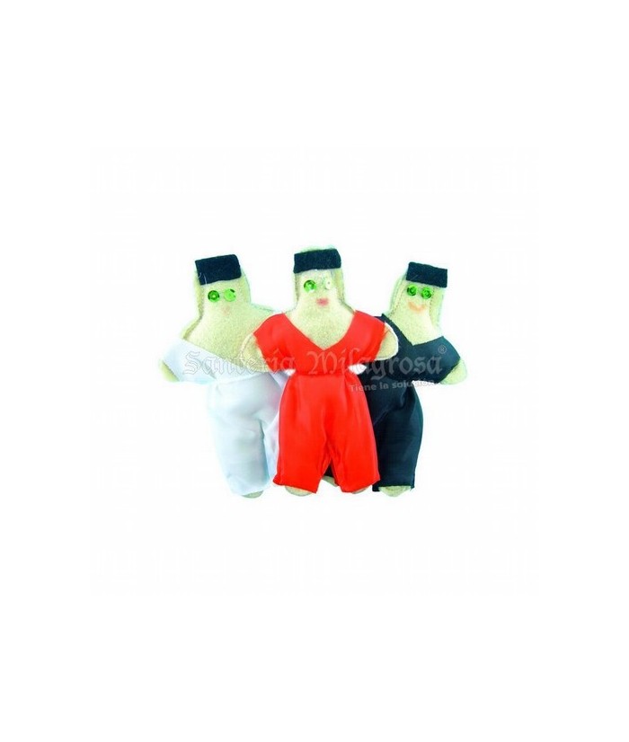 Muñeco Vudu Vestido Hombre NEGRO 14 cm aprox. (Fetiche con Expl.)

