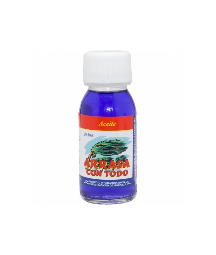 Aceite Arrasa con Todo 60 ml (Prod.Ritualizado)

El Aceite Arrasa con Todo sirve para deshacer negatividades, bloqueos, anuda
