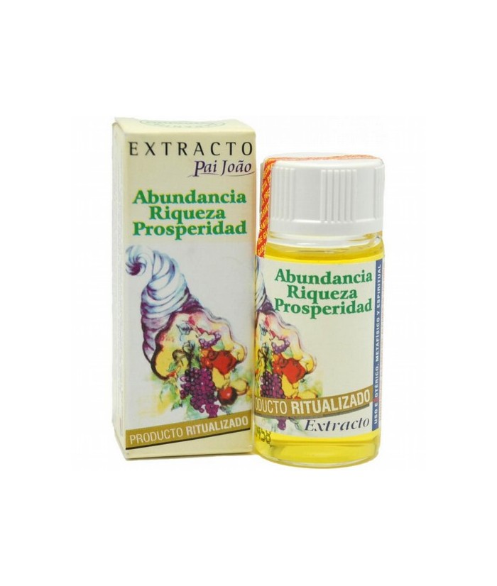 Extracto Abundancia Riqueza y Prosperidad 20 ml.
