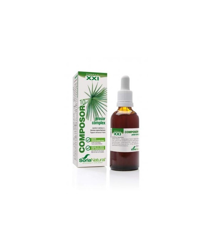 Ingredientes: Extracto fluido de Rompepiedras (Lepidium latifolium L., hoja) (1,8 g), extracto fluido de Sabal (Serenoa repens 