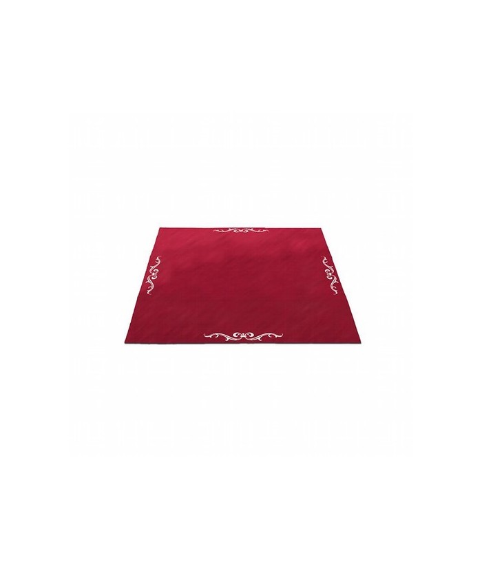 Tapete Terciopelo Lenormand 80 x 80 cm (Color: Rojo)
