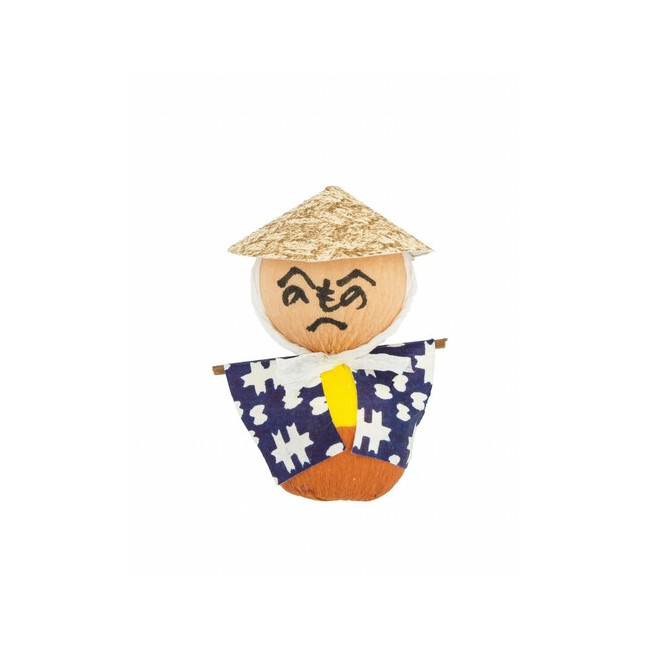 El espantapájaros Kuebiko es un personaje venerado en la mitología japonesa sintoísta. No puede caminar y se dice que es omnisc