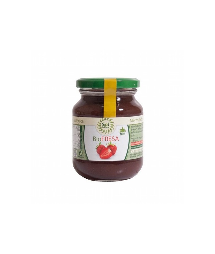 *Fresa, *Sirope de Ágave, Gelificante: Pectina de Frutas, Acidulante: Ácido Cítrico.
* Ingredientes de la agricultura ecológic