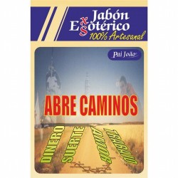 El Jabón "Abre Caminos" se utiliza especialmente para disipar la negatividad que nos impide avanzar. Su combinación esencial de