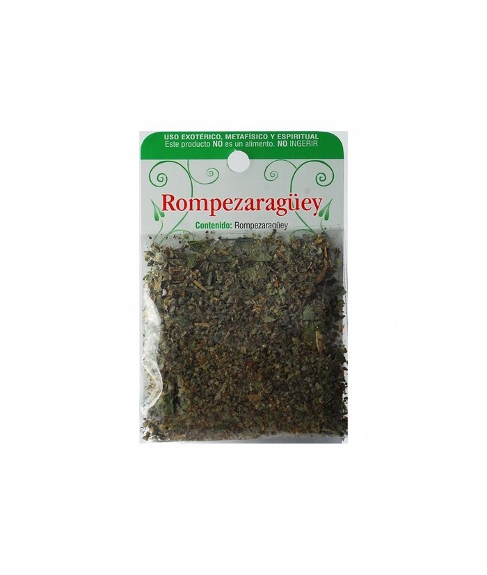 El Rompezaraüey se utiliza para hacer rituales cuyo deseo principal sea alejar la negatividad que provoca mala suerte y para qu