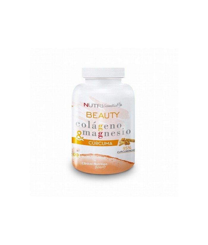COLÁGENO & MAGNESIO & CÚRCUMA
Contiene extracto de cúrcuma con efecto antioxidante.
Contribuye al bienestar del tejido óseo y