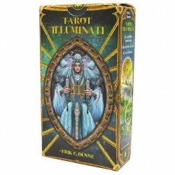 En el Tarot Illuminati cada detalle es significativo. Cada escena un tapiz rico y suntuoso de color, la acción , la expresión y