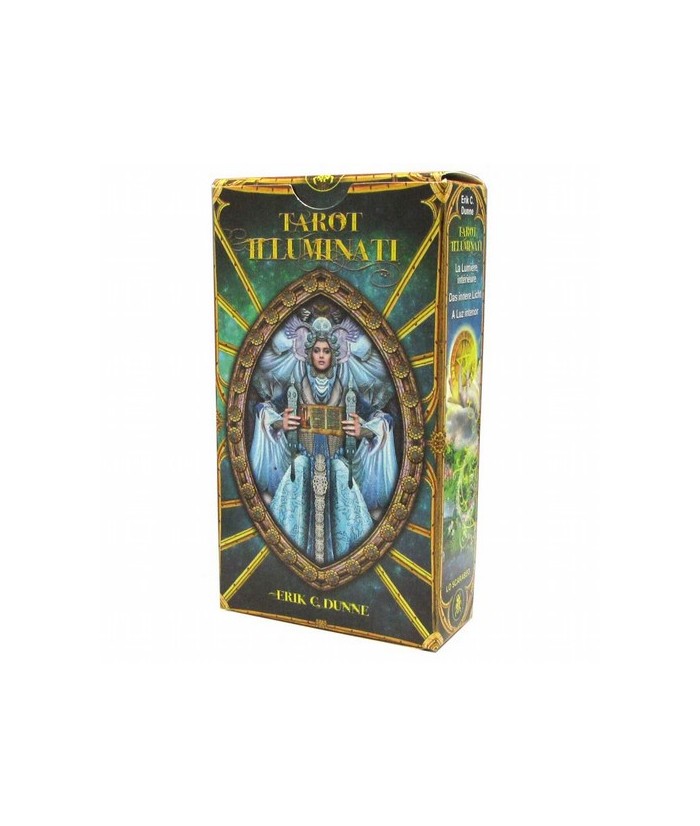 En el Tarot Illuminati cada detalle es significativo. Cada escena un tapiz rico y suntuoso de color, la acción , la expresión y