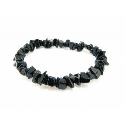 PULSERA CHIP TURMALINA NEGRA 1ª CALIDAD