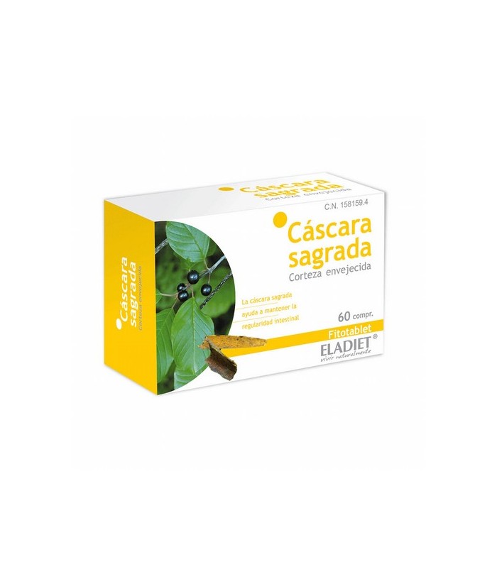 Composición: Por 1 comprimidos: 300 mg de cáscara sagrada.

60 COMP