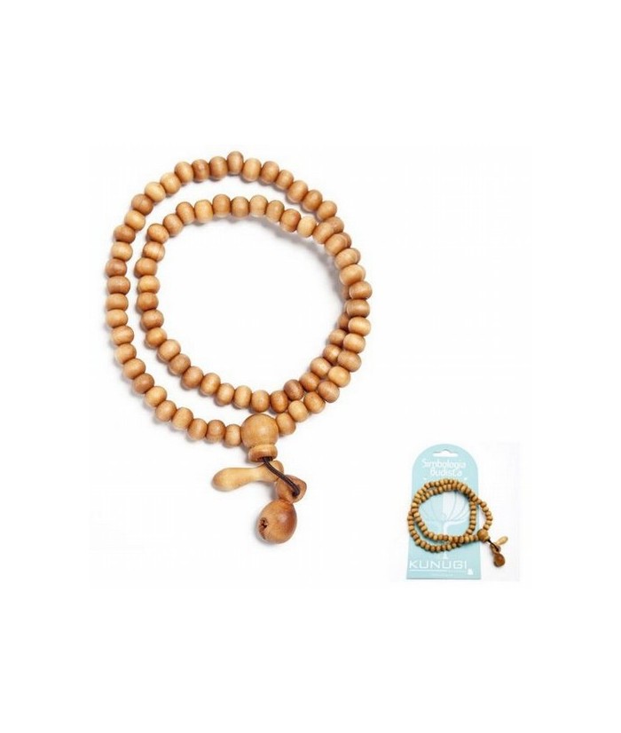 Pulsera tibetana bola de 6mm de madera doble elástica.

Presentadas con cartón explicativo.