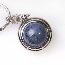 Llavero del zodíaco con Bola de 20 mm de Cuarzo Azul.
Cada llavero está presentado con un cartón informativo donde muestra las