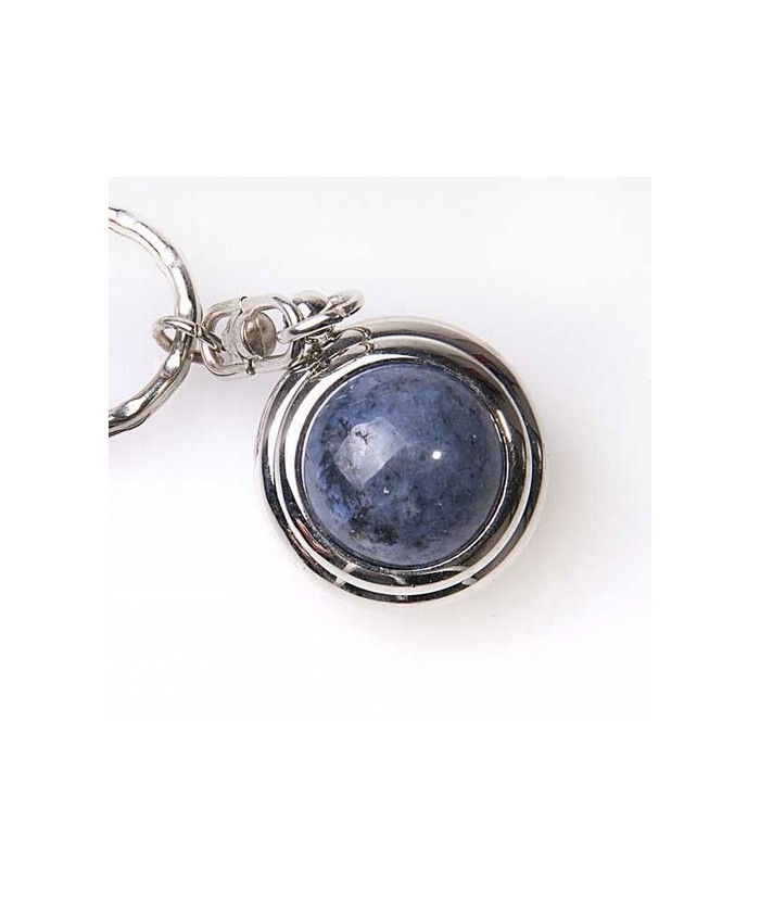 Llavero del zodíaco con Bola de 20 mm de Cuarzo Azul.
Cada llavero está presentado con un cartón informativo donde muestra las