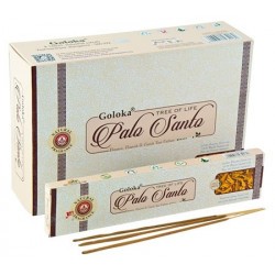 Excelente incienso Palo Santo de Goloka con ingredientes naturales, muy valorado y utilizado por su poder de protección y por s