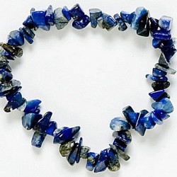 Pulsera Chip de Lapislázuli.Calidad extra.
Presentada en jinete de cartón con nombre de mineral y su propiedad.
