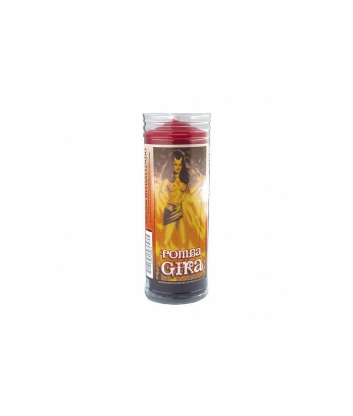 VELON ORISHA Pomba Gira 14 x 5.5 cm (Con Tubo Protector)