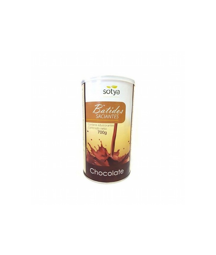 BATIDO SACIANTE (CHOCOLATE) 700 G SOTYA
 

Aplicaciones
Alimento complementario recomendado en dietas de adelgazamiento
Di