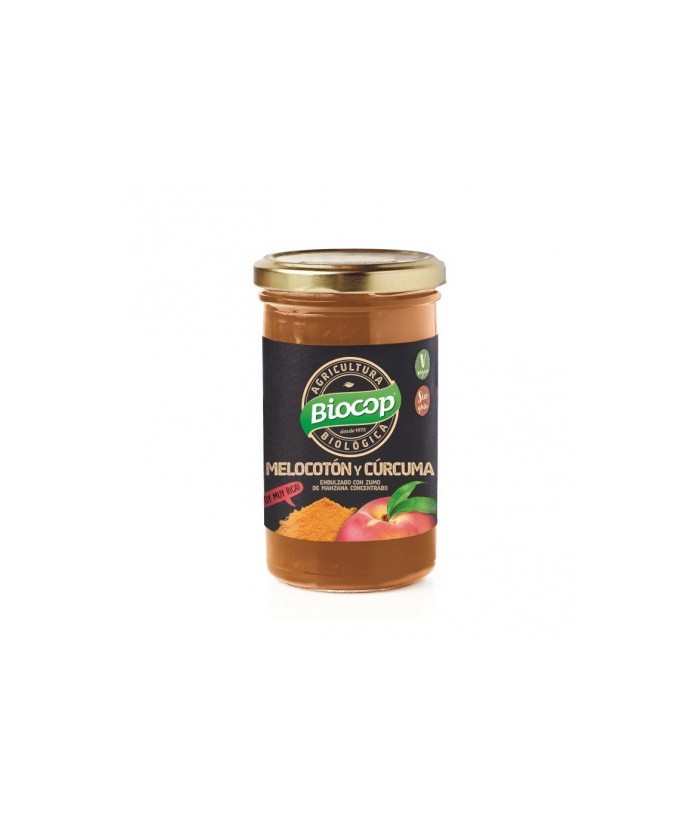Endulzada con zumo de manzana concentrada Elaborada con fruta madura Para la elaboración de 1kg de esta compota, se han emplead