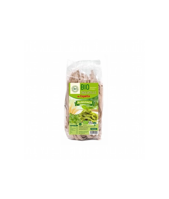 TAGLIATELLE DE ESPELTA CON ALBAHACA BIO 250 G SOL NATURAL
 

Ingredientes:
*Harina Integral de ESPELTA, *Albahaca 2%, Agua.