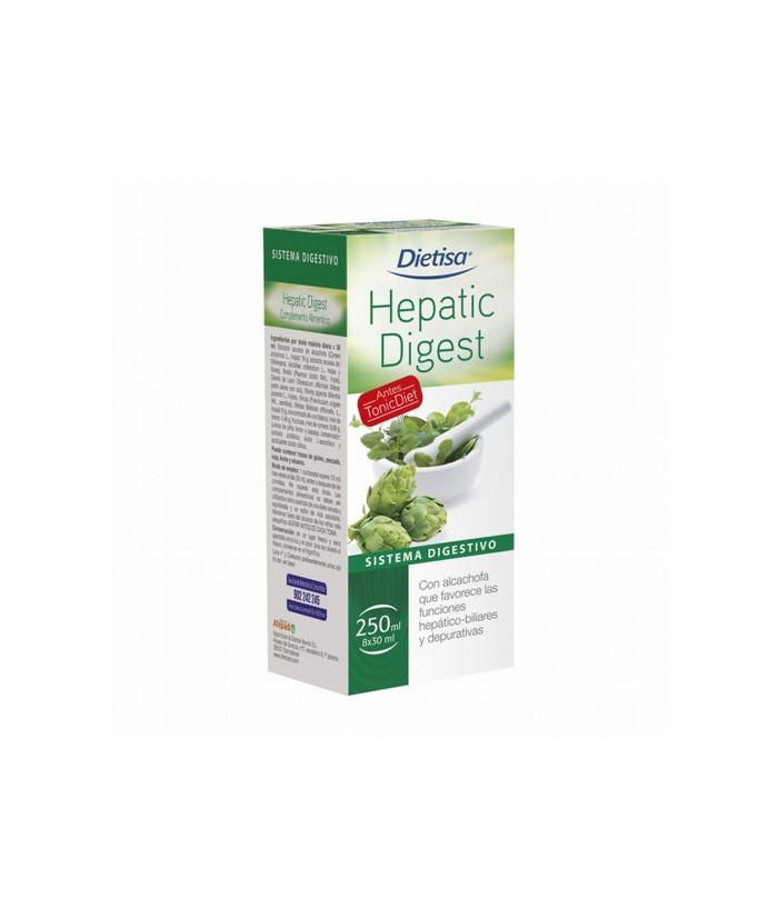 INGREDIENTES
Por dosis máxima diaria (30 ml): Extracto acuoso de alcachofa (Cynara scolymus, L., hojas): 16 g, extracto acuoso