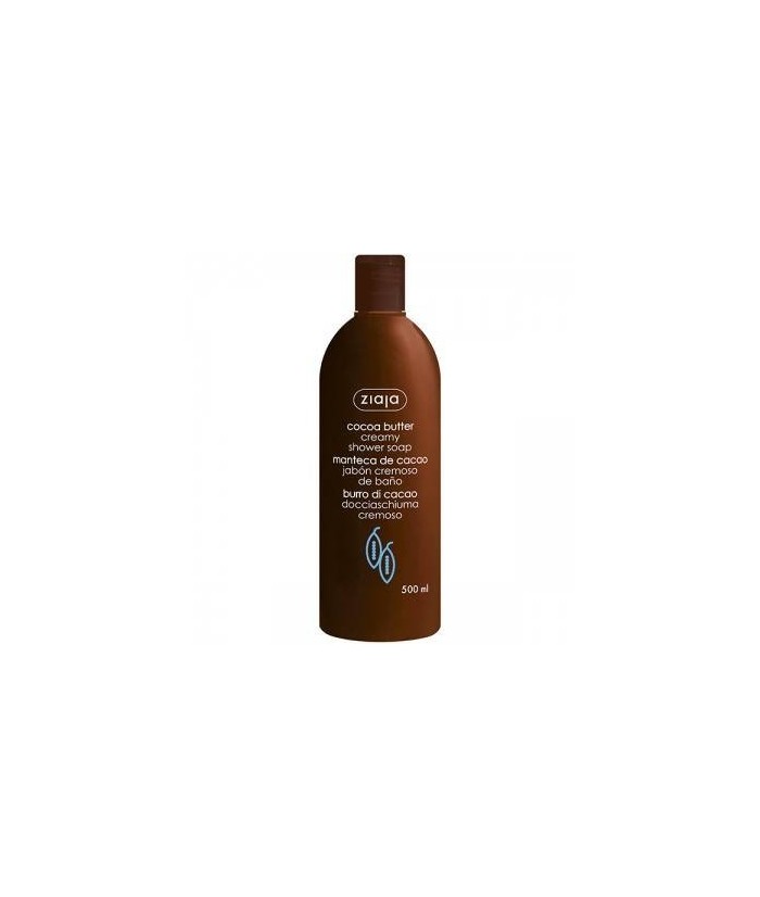 Jabón cremoso para baño o ducha adecuado para todo tipo de piel, con manteca de cacao, D-panthenol y delicados agentes limpiado