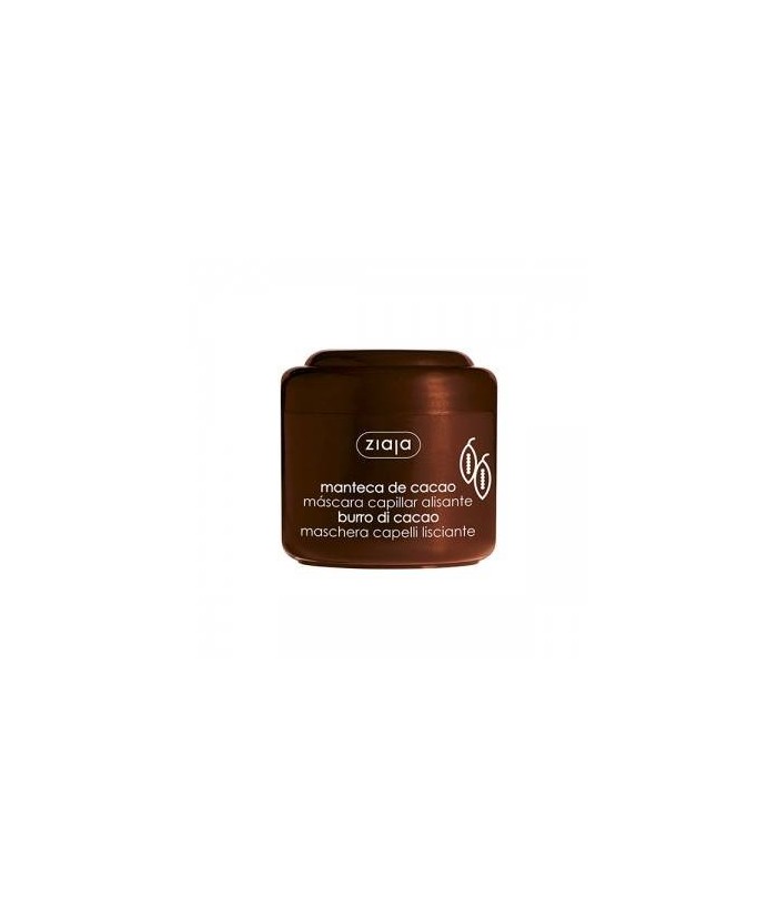 Mascarilla alisadora con manteca de cacao para el cabello seco y dañado. 

Alisa perfectamente la estructura dañada del cabel