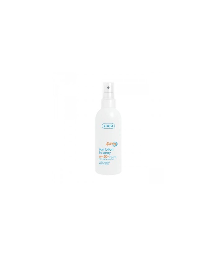 Protector solar en spray con factor de protección SPF50.

- Protege contra los dañinos rayos UV, quemaduras solares, irritaci