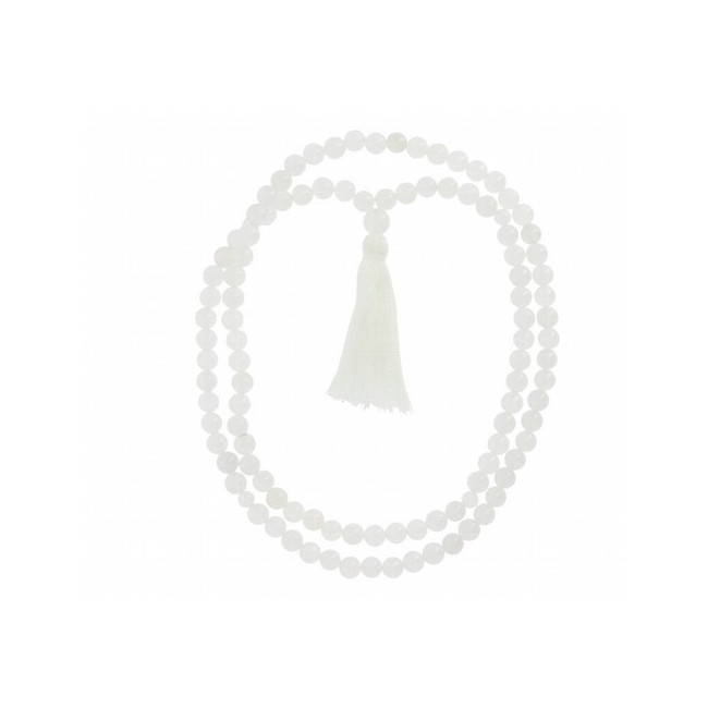 Características técnicas: 
Jade blanco. 108 cuentas.
