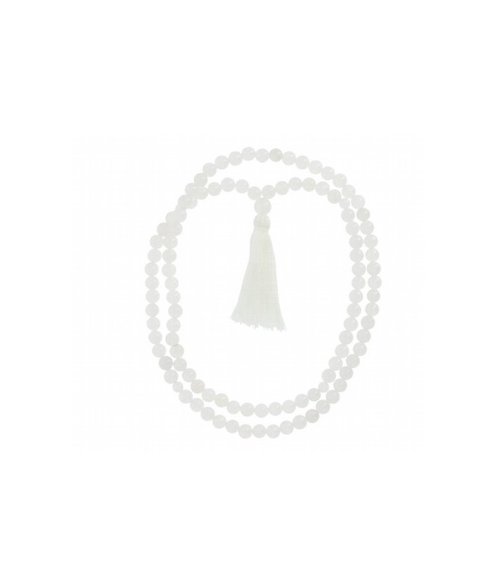 Características técnicas: 
Jade blanco. 108 cuentas.
