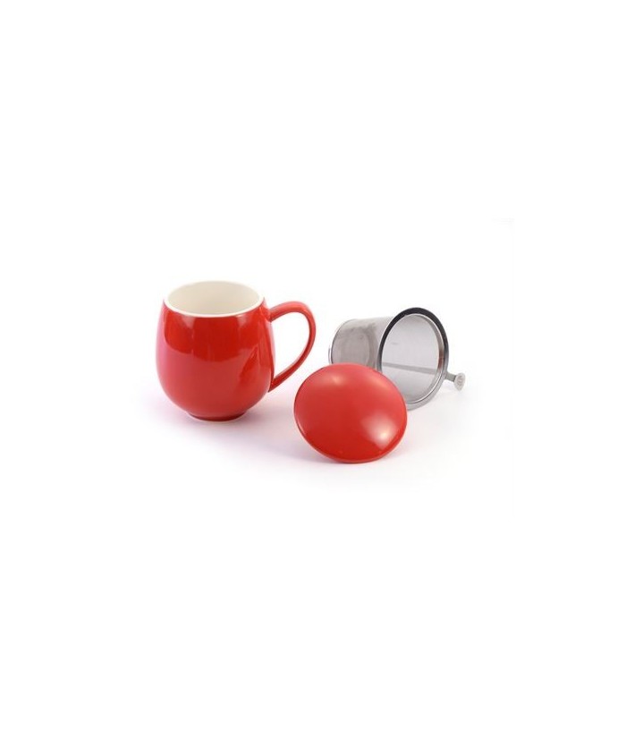 Tizanera "Saara" porcelana, roja