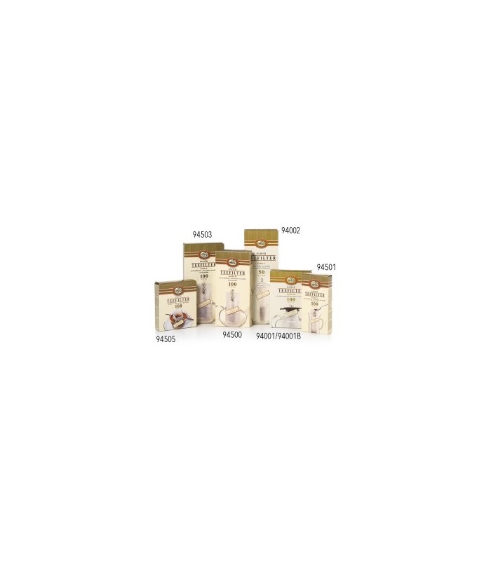 DB.FILTRO DE TE, PAPEL TALLA L 100 PCS.