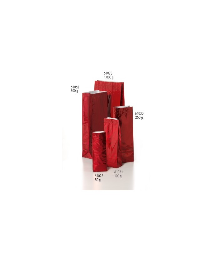DB.BOLSA DE TE, ROJA 100 grs. 70X40X205 mm.