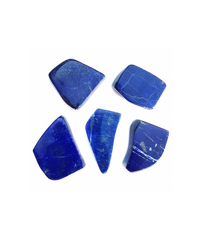 Trozos de Lapislázuli y pulido procedentes de Afganistán.

Piezas de un azul intenso de 4-8cm aprox.